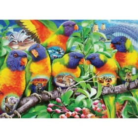 Puzzle Tinutul Loriinilor, 1000 Piese Ravensburger - 1